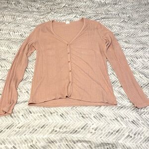 Wilfred Free 🔥 Dusty Pink Cardigan - W Medium - Aritzia